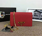 2018 Prada Women leather shoulder bag 1BP006