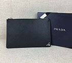 2018 Prada saffiano leather document holder 2NG005
