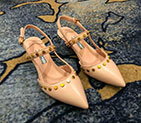 2018 Prada women Sandal in Calfskin with rivet Heel 5cm PSW0312