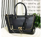 2018 VALENTINO DEMILUNE DOUBLE HANDLE BAG V2046 V2046