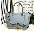 2018 VALENTINO DEMILUNE DOUBLE HANDLE BAG V2046 V2046