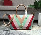 2018 VALENTINO DEMILUNE DOUBLE HANDLE BAG V2046 V2046