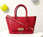 2018 VALENTINO DEMILUNE DOUBLE HANDLE BAG V2046 V2046