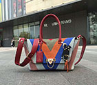 2018 VALENTINO DEMILUNE DOUBLE HANDLE BAG V2046 V2046