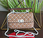 2018 VALENTINO FREE ROCKSTUD SPIKE SMALL CHAIN BAG