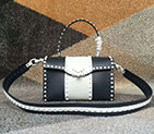 2018 VALENTINO FREE ROCKSTUD SPIKE SMALL SINGLE HANDLE BAG 0094
