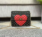 2018 VALENTINO MEDIUM ROCKSTUD SPIKE CHAIN BAG 0122