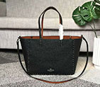 2018 Valentino Garavani Guitar Rockstud Rolling Double reversible tote in calfskin 0975