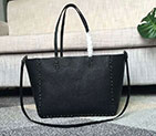 2018 Valentino Garavani Guitar Rockstud Rolling Double reversible tote in calfskin 0975
