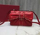 2018 Valentino MAXI BOW STRIPED SHOULDER BAG 1024