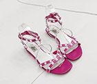 2018 Valentino women Flat Sandal in Calfskin with rivet VN0524