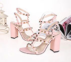 2018 Valentino women Sandal in Calfskin with rivet Heel 10cm