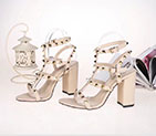 2018 Valentino women Sandal in Calfskin with rivet Heel 10cm