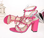 2018 Valentino women Sandal in Calfskin with rivet Heel 10cm