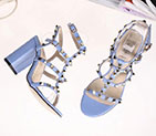 2018 Valentino women Sandal in Calfskin with rivet Heel 10cm