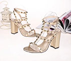 2018 Valentino women Sandal in Calfskin with rivet Heel 10cm