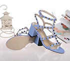 2018 Valentino women Sandal in Calfskin with rivet Heel 5.5cm VN0531