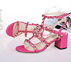 2018 Valentino women Sandal in Calfskin with rivet Heel 5.5cm VN0533