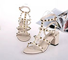 2018 Valentino women Sandal in Calfskin with rivet Heel 5.5cm VN0534