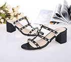 2018 Valentino women Sandal in Calfskin with rivet Heel 5.5cm VN0544