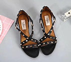 2018 Valentino women shoes in Calfskin with rivet Heel 7cm VN0482