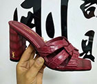 2018 Yves Saint Laurent(YSL) women Slippers in Calfskin Heel 9cm YSLWS0111