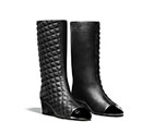 2018 chanle women Boots in Calfskin