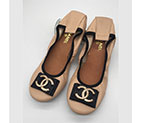 2018 chanle women Dancing shoes in Calfskin CHW1756