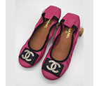 2018 chanle women Dancing shoes in Calfskin CHW1765