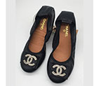 2018 chanle women Dancing shoes in Calfskin CHW1761