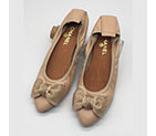 2018 chanle women Dancing shoes in Calfskin CHW1747