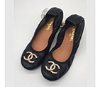 2018 chanle women Dancing shoes in Calfskin CHW1758