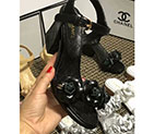 2018 chanle women Sandal in Calfskin CHW1898