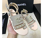 2018 chanle women Sandal in Calfskin CHW1949