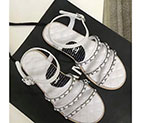 2018 chanle women Sandal in Calfskin CHW2115
