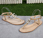 2018 chanle women Sandal in Calfskin with pearl CHW1745