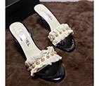 2018 chanle women Slippers Heel 7cm CHW1854