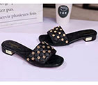 2018 chanle women Slippers in Lambskin leather CHW1882
