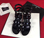 2018 chanle women boots in Calfskin Heel Height 3.5cm