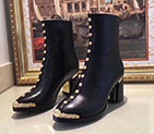 2018 chanle women boots in Calfskin Heel Height 7.5cm