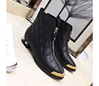 2018 chanle women boots in Lambskin Heel Height 4cm