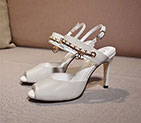 2018 chanle women shoes in Calfskin Heel 9.5cm CHW1976