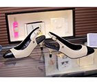 2018 chanle women shoes in Calfskin leather Heel 6cm CHW1702