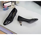 2018 chanle women shoes in Calfskin leather Heel 6cm CHW1698