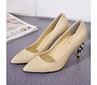 2018 chanle women shoes in Calfskin leather Heel 7cm CHW1640