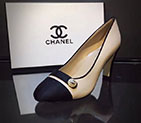 2018 chanle women shoes in Lambskin Heel 8cm CHW1796