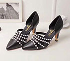 2018 chanle women shoes in Lambskin heel 9cm CHW2110