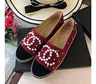2018 chanle women shoes in Nubuck leather
