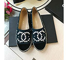 2018 chanle women shoes in Nubuck leather