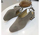 2018 chanle women shoes in Nubuck leather Heel 5cm